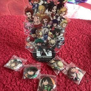 My hero academia MHA- badges and stand Comic-Con cosplay anime